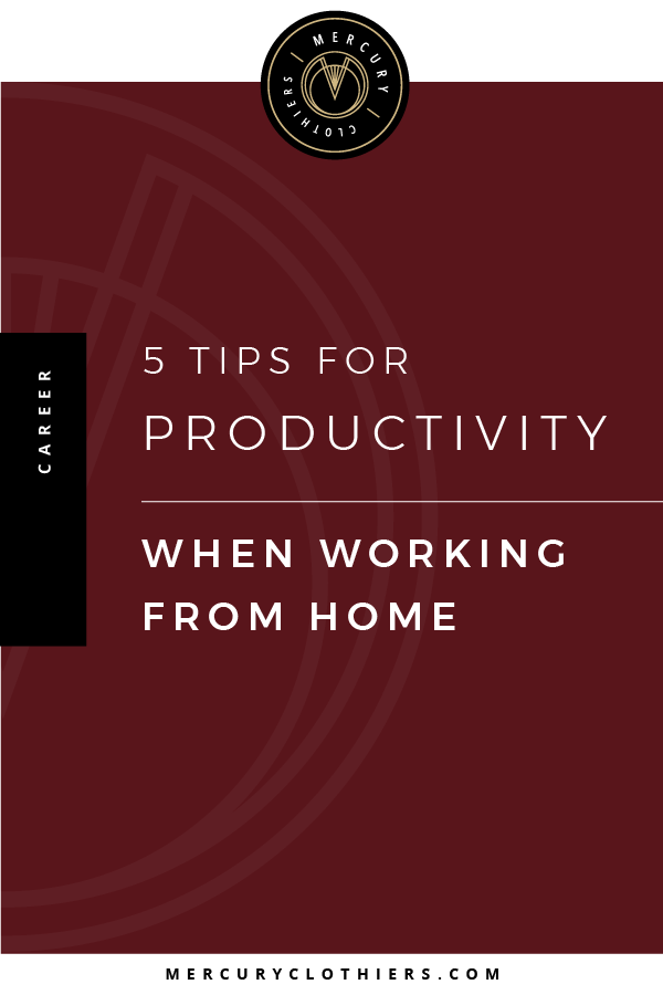 Wondering how to stay successful while working from home? This post is for you! Click through for 5 tips for maintaining your work from home schedule, home office, outfit ideas and more! #workfromhome #covid #quarantine