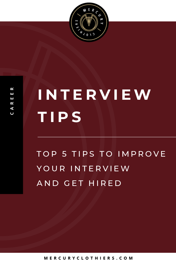 Interview Tips: Top 5 Tips to Improve Your Interview and Get Hired | Wondering how to interview to get your dream job? This post is for you! Click through to learn our best tips for advancing your career, and interviewing!